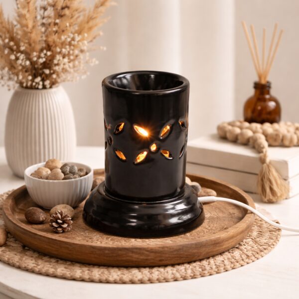 Black Small Pipe Oil Burner